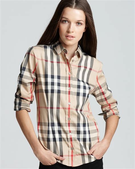 burberry london women's shirt|burberry shirts price range.